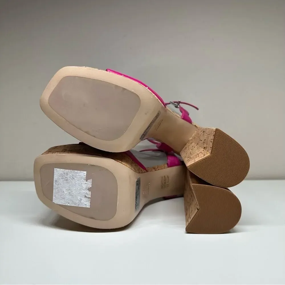 NWOB | Schutz | Glayce Nappa Leather Sandal | Pink | 8.5 B US